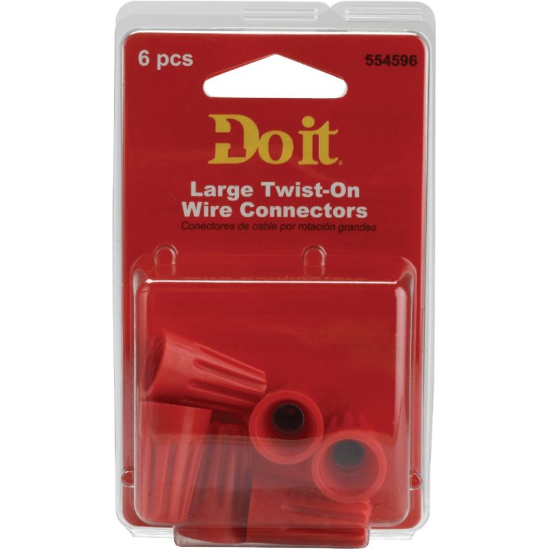 Do it Wire Connector Large, Red