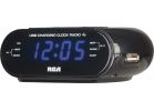 RCA USB Dual Alarm Clock Radio