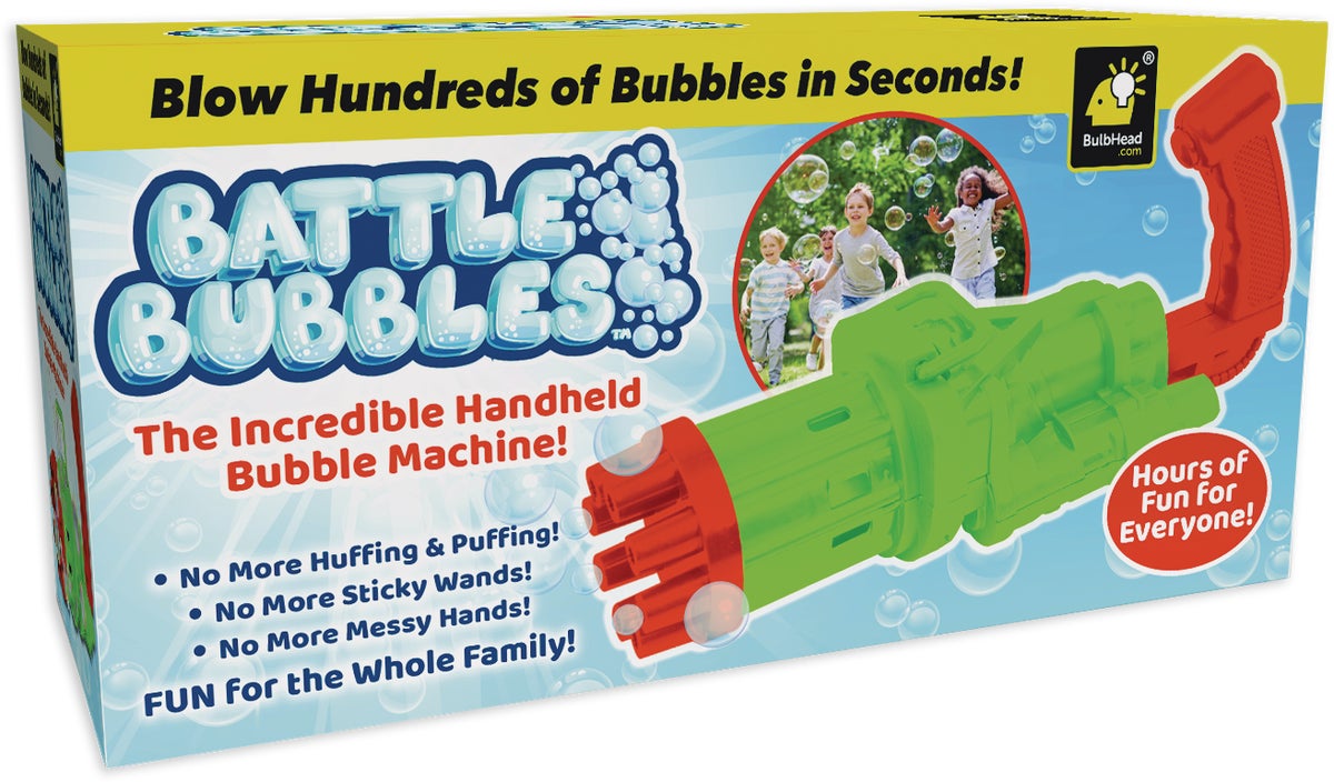 Buy Battle Bubbles Squirt Gun 3 5 In W X 8 In L Green