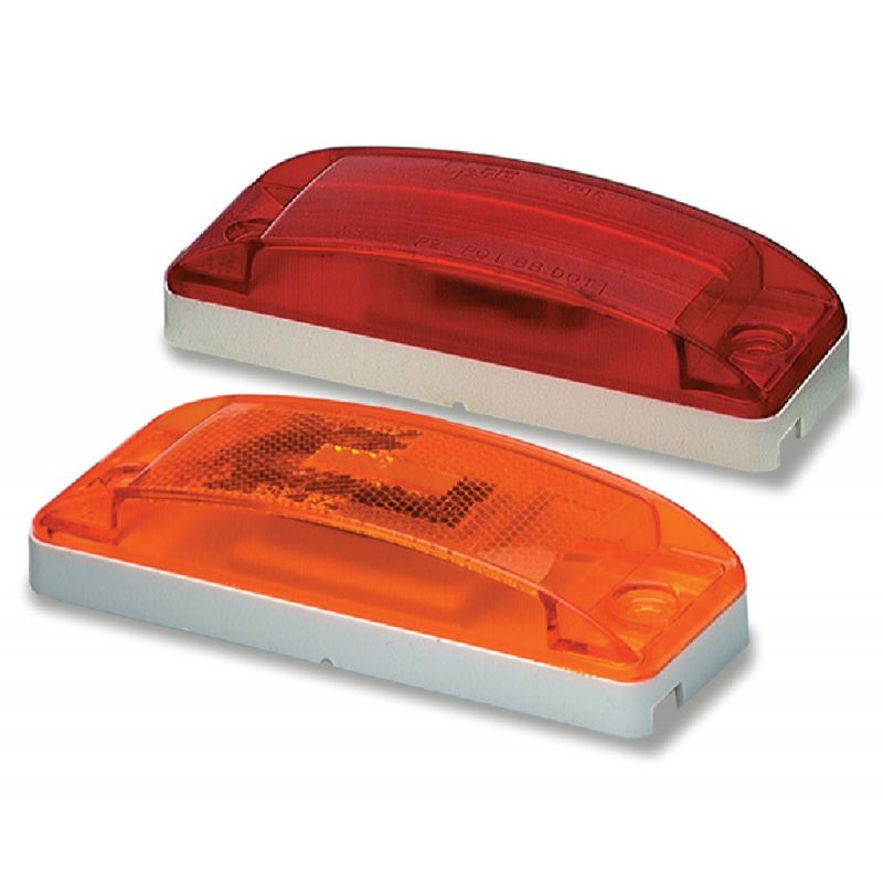 Peterson Side Marker Lamp Red, Rectangle, 27