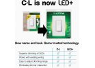 Lutron Diva LED/CFL Slide Dimmer Switch Light Almond