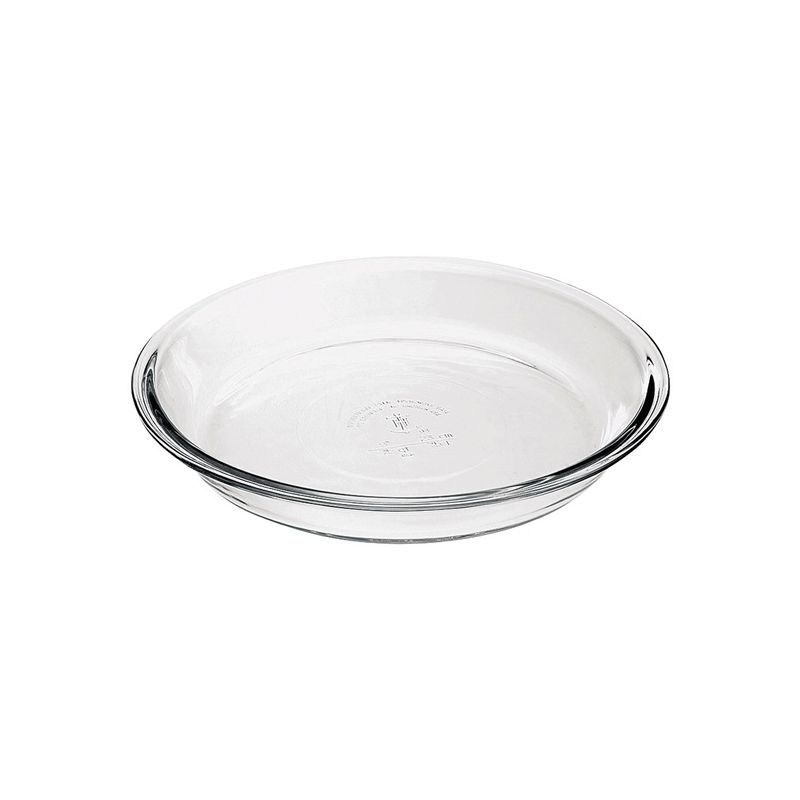 Oneida Oven Basics Series 82638L11 Pie Plate, 1.5 qt Capacity, Glass, Clear, Dishwasher Safe: Yes 1.5 Qt, Clear (Pack of 6)