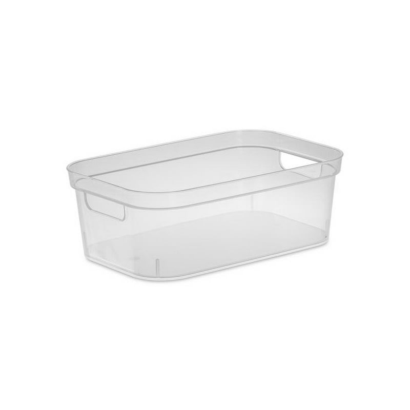 Sterilite 80 Quart Plastic Home Storage Gasket Box Container Clear (12 Pack)