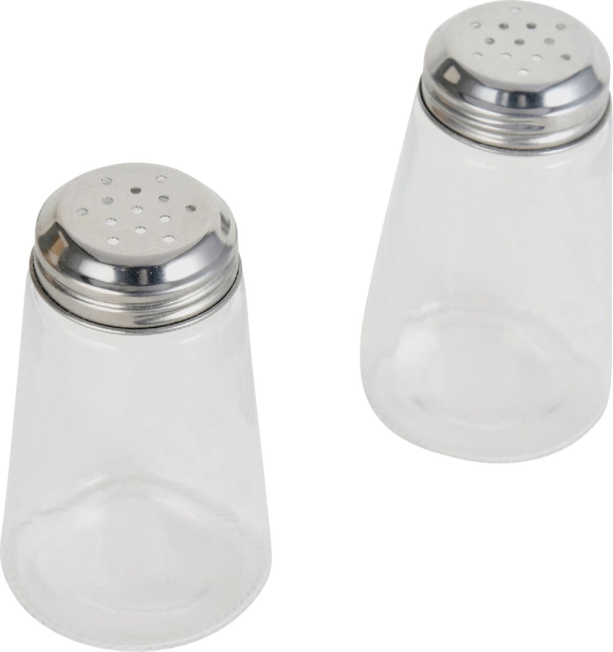 JoyJolt Revere Glass Salt and Pepper Shaker, 2 oz Set