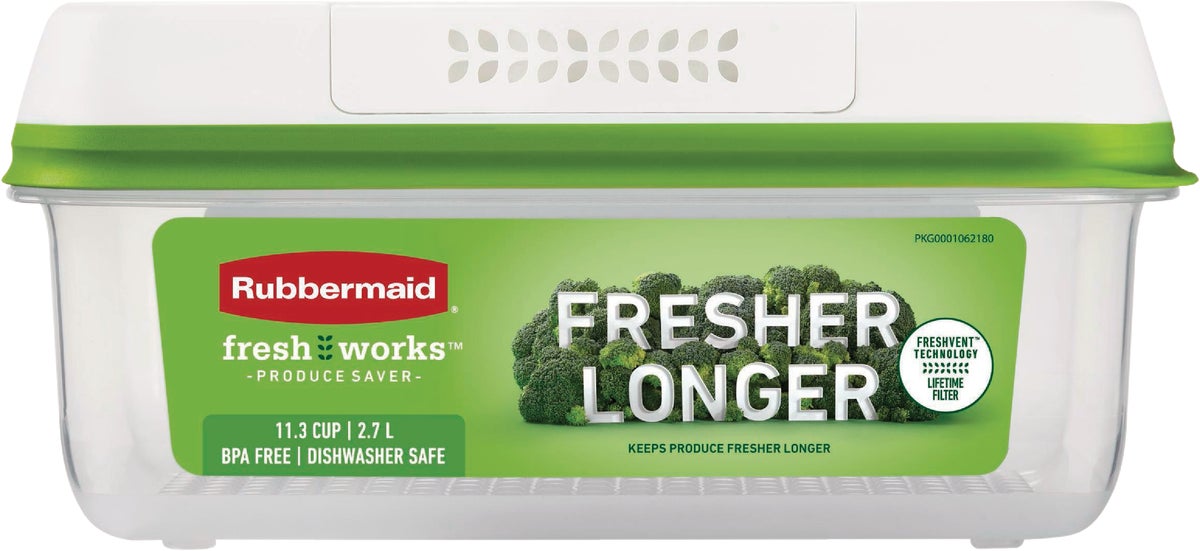 Rubbermaid FreshWorks Produce Saver, Large, 17.3 Cups