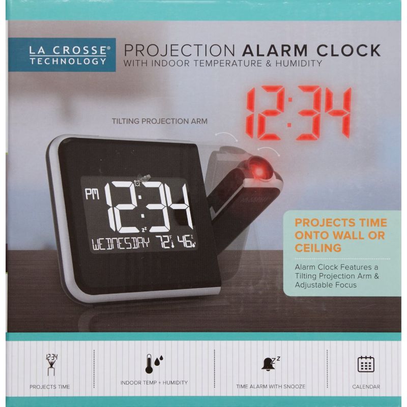 La Crosse Technology Projection, La Crosse Technology 616 146 Atomic Color Projection Alarm Clock Manual