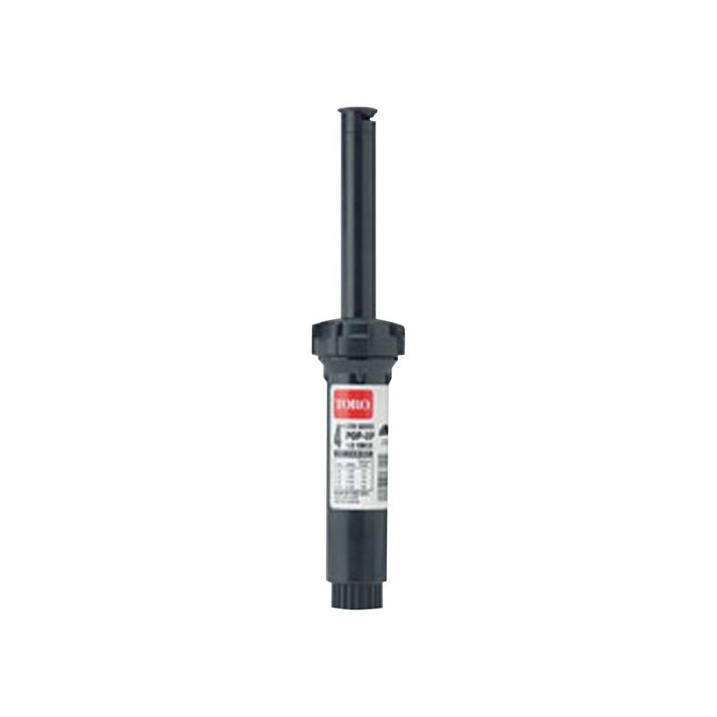 Toro 53813 Spray Sprinkler, 1/2 in Connection, 5 to 15 ft, 27 deg Nozzle Trajectory Black