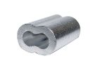 Campbell 7670724 Cable Ferrule, 1/8 in Dia Cable, Aluminum