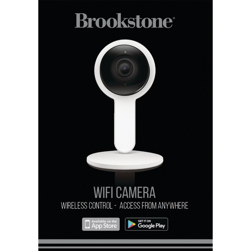 Brookstone WiFi Plug-In Security Camera