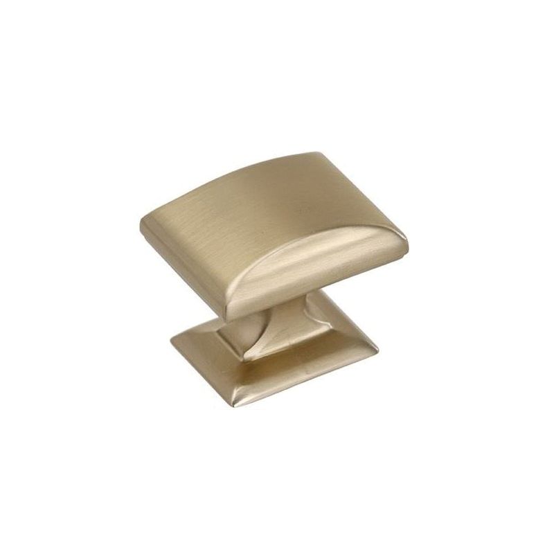 Amerock Candler Series BP29340BBZ Cabinet Knob, 1-1/8 in Projection, Zinc, Golden Champagne 1-1/4 In L X 1 In W, Transitional
