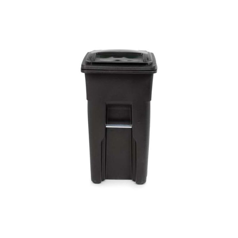 Toter 96-Gallons Greenstone Plastic Wheeled Trash Can with Lid