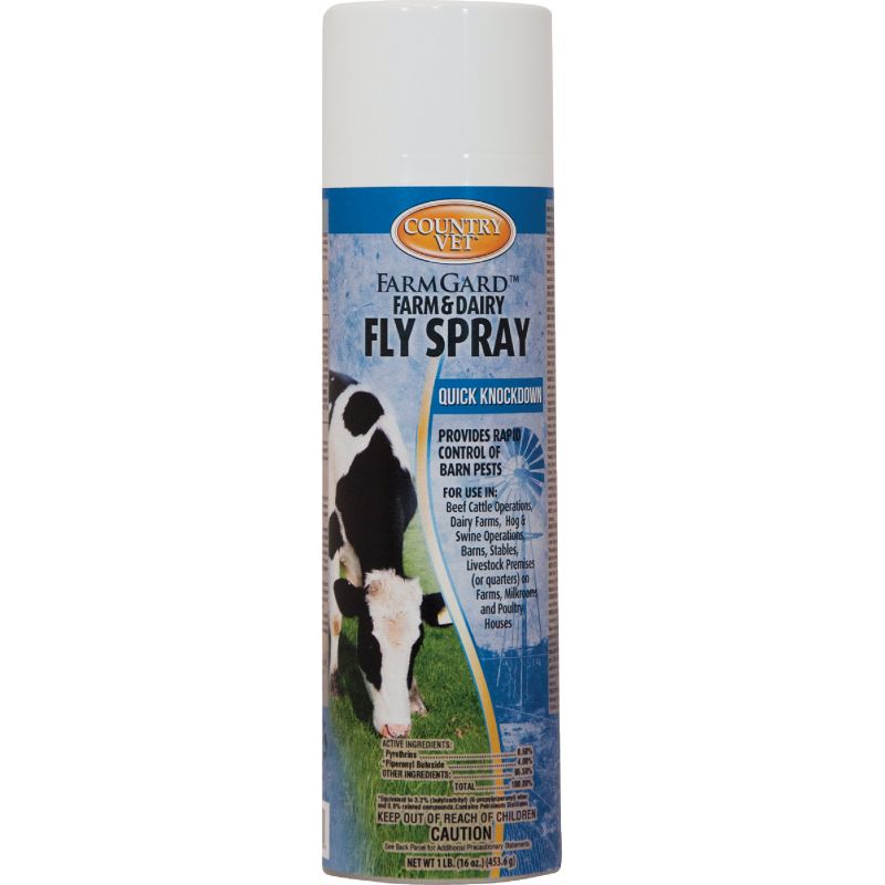 Country Vet FarmGard Fly Spray 16 Oz., Aerosol Spray