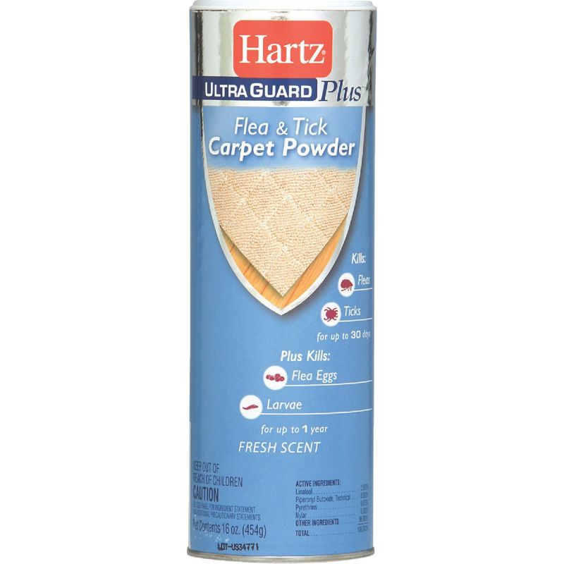 Hartz UltraGuard Plus Flea &amp; Tick Control Carpet Powder 16 Oz., Shaker Can