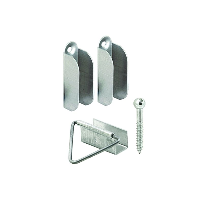 Prime-Line 018-4663 Screen Hanger and Latch, Aluminum, Mill (Pack of 6)