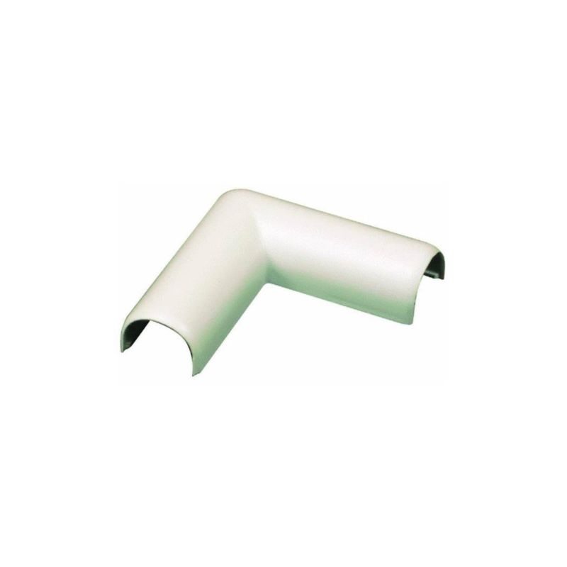 Wiremold C6 Elbow, Flat, Wall Mount, Plastic, Ivory Ivory