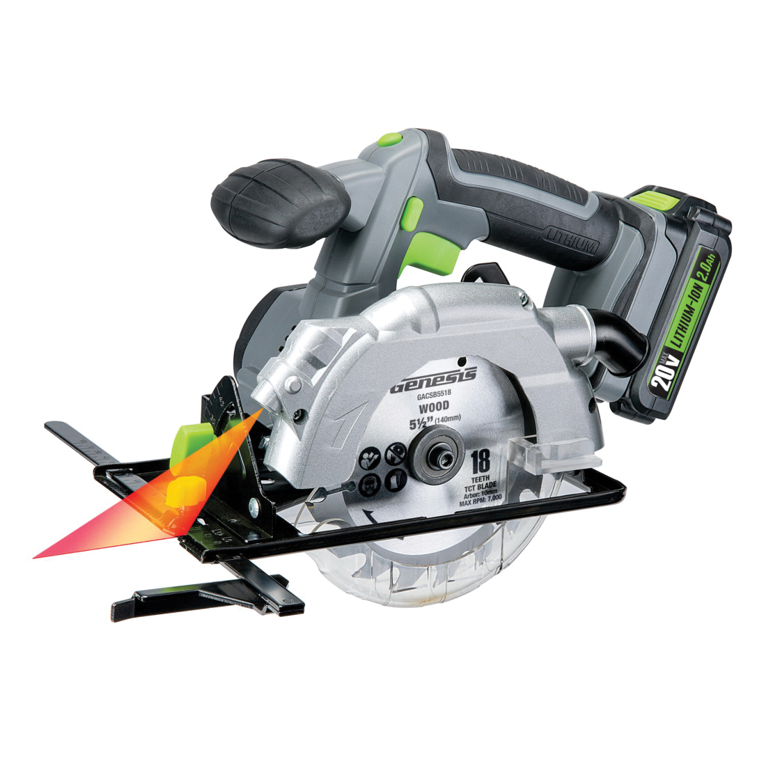 Buy WORX WX523L Compact Circular Saw, Battery Included, 20 V, 3-3/8 in Dia  Blade