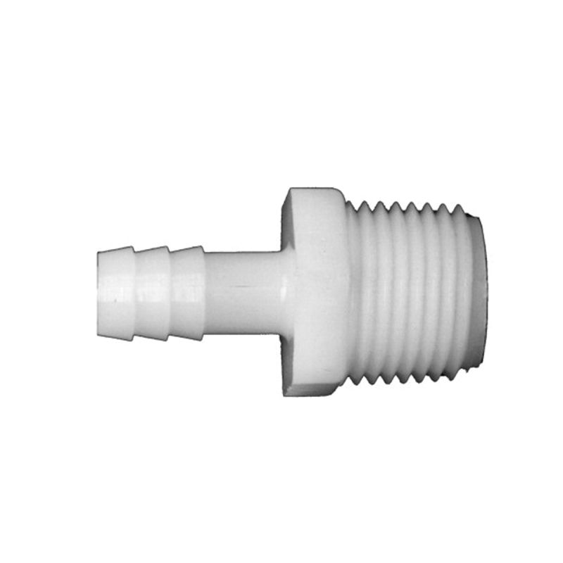 Fairview 525-10DP Pipe Coupler, 5/8 in, Hose Barb, 1/2 in, MPT, 250 psi Pressure, Nylon