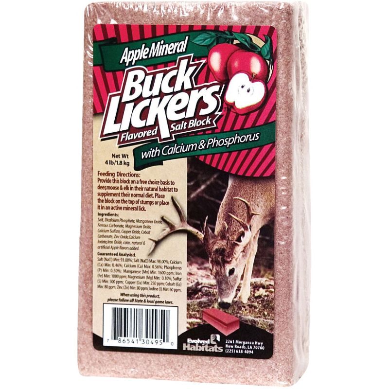 Buck Lickers Flavored Salt Block With Calcium And Phosphorous
