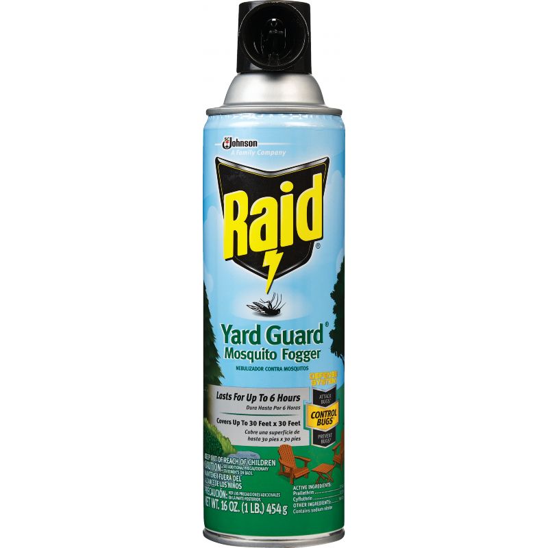 Raid Yard Guard Mosquito Outdoor Insect Fogger 16 Oz.