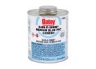 Oatey 30894 Solvent Cement, 32 oz Can, Liquid, Blue Blue
