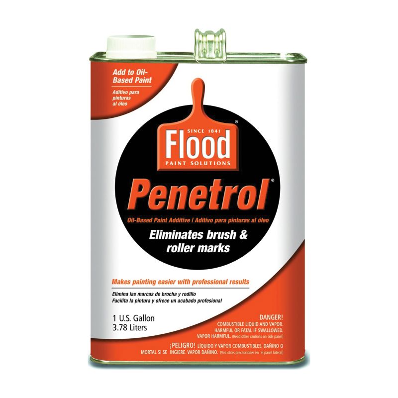 Flood FLD4-01 Oil-Based Paint Additive, Clear, Liquid, 1 gal, Can Clear