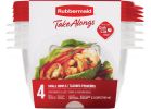 Rubbermaid TakeAlongs Food Storage Container 3.5 C.