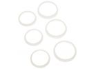 Do it Assorted Poly Slip-Joint Washers 1-1/4 In. And 1-1/2 In., Clear