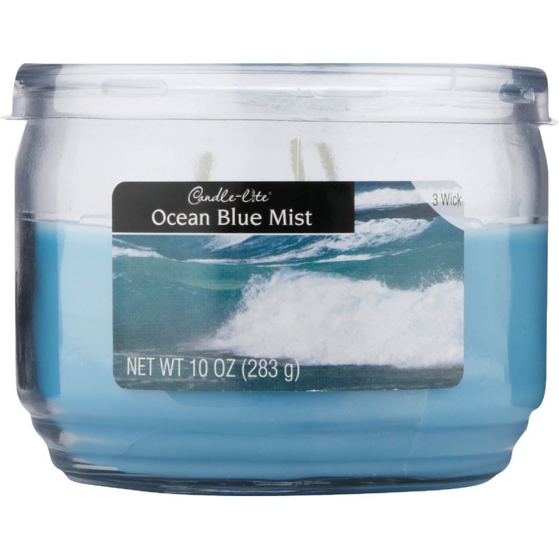 Candle-Lite Everyday Jar Candle Blue, 10 Oz. (Pack of 4)