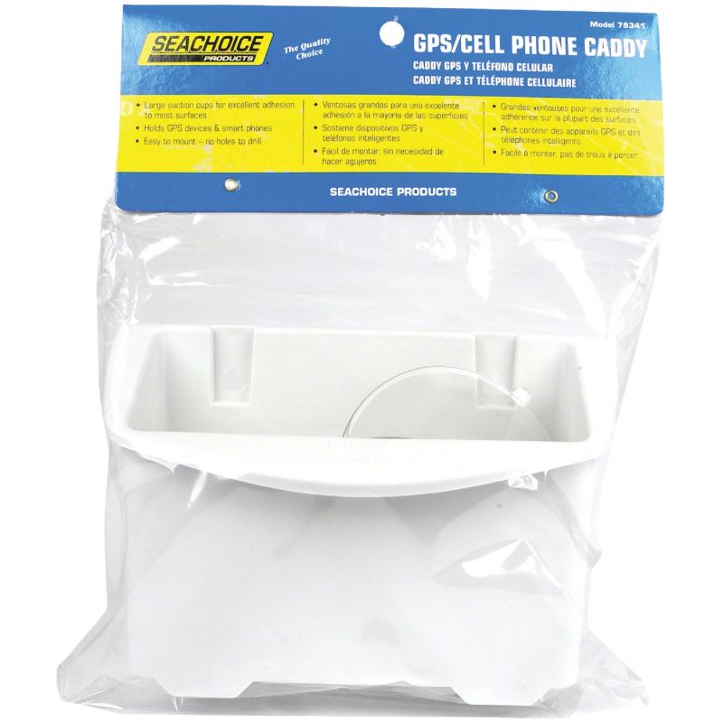 Seachoice GPS/Cell Phone Caddy Storage Holder White