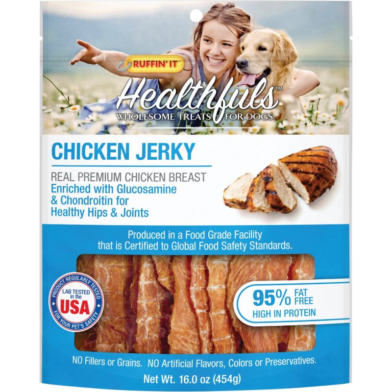 Ruffin&#039; it Healthfuls Chicken Tenders Dog Treat 1 Lb.