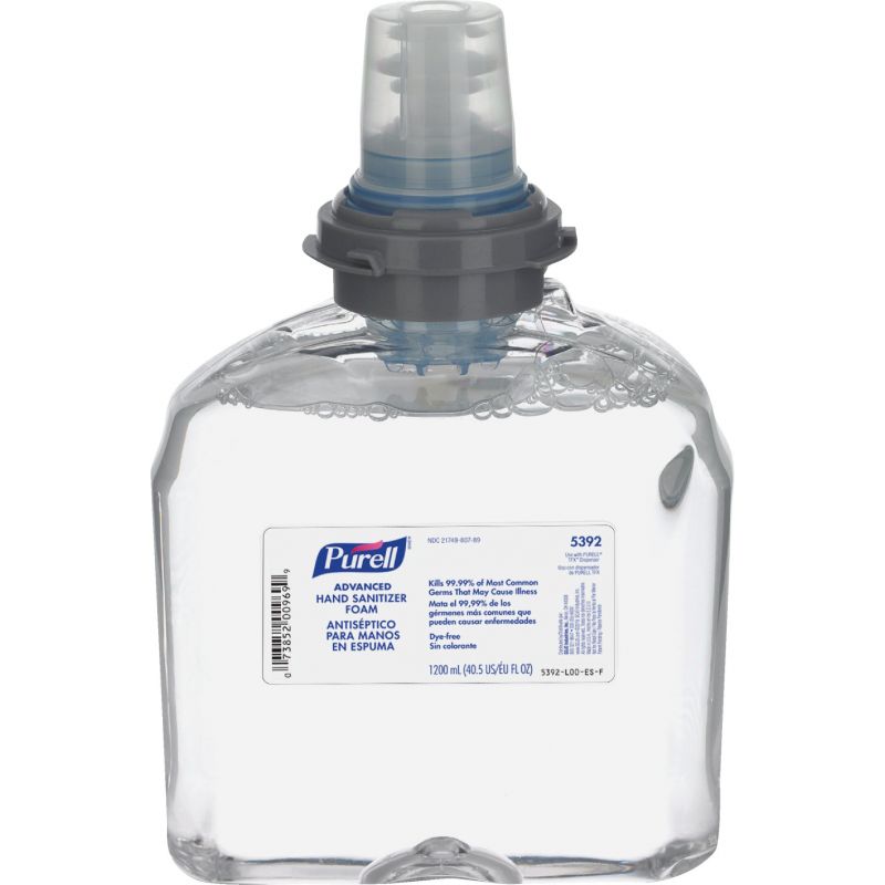 Purell TFX Advanced Hand Sanitizer Foam Refill 1200 Ml (Pack of 2)