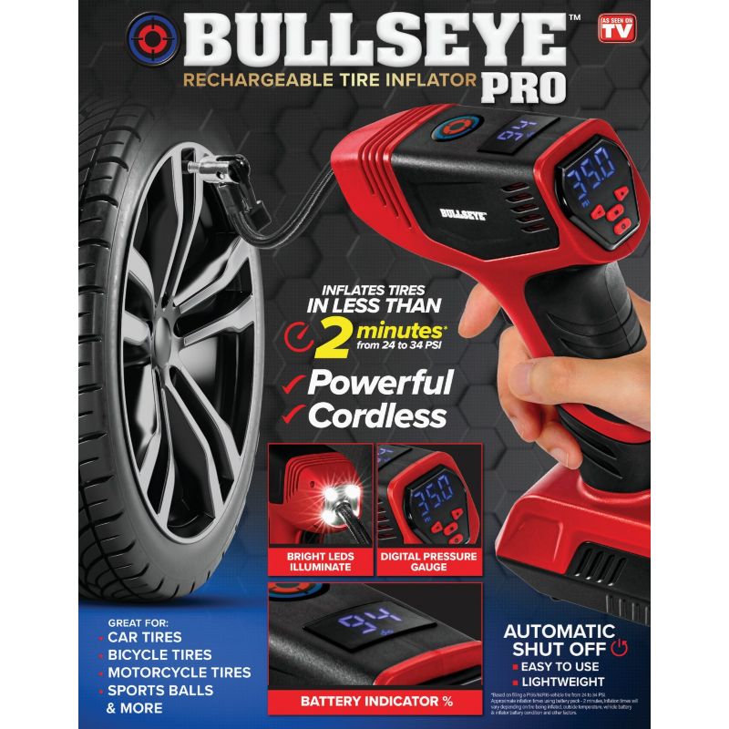 Buy Bullseye DC12V Rechargeable Cordless Inflator