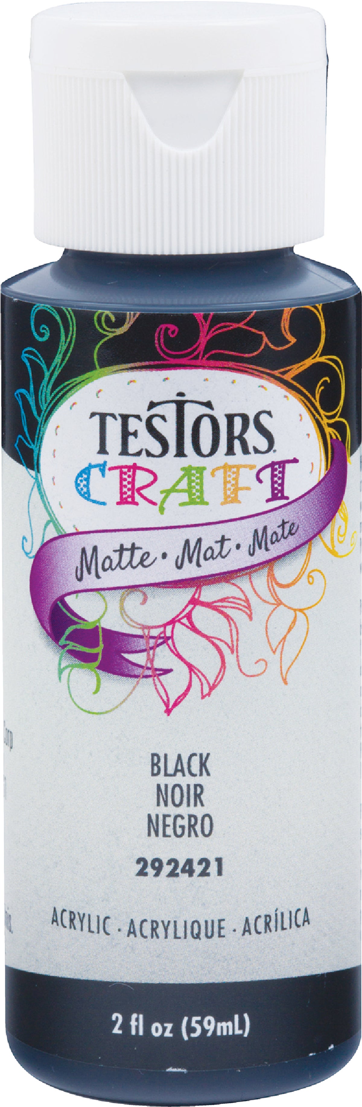 Testors Craft Matte Orange Acrylic Paint in the Craft Paint department at
