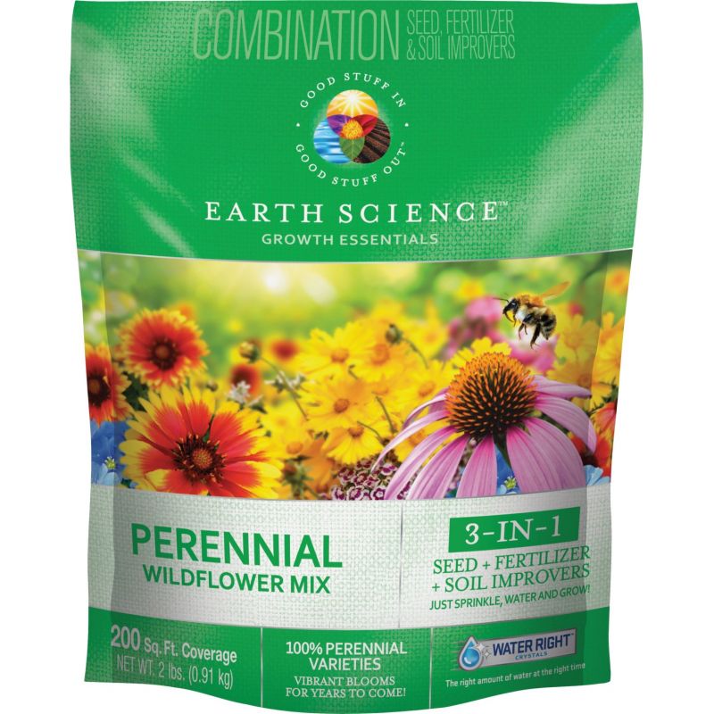 Earth Science All-In-One Perennial Wildflower Seed Mix