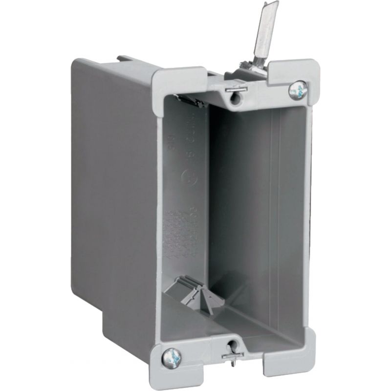 Pass and Seymour Switch &amp; Outlet Box with Quick/Click Gray