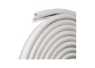 Frost King V18WH Gasket Weatherstrip, 1/2 in W, 1/4 in Thick, 17 ft L, Vinyl, White White