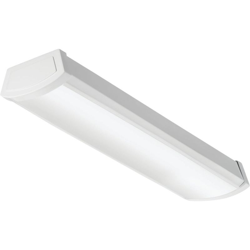 Lithonia LED Wraparound Light Fixture 5.5 In. W. X 2.5 In. H. X 24.5 In. L., White