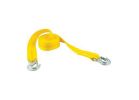 Keeper 89815 Tow Strap, 12,000 lb Rope, 5000 lb Vehicle, 2 in W, 15 ft L, Hook End, Polyester, Yellow Yellow