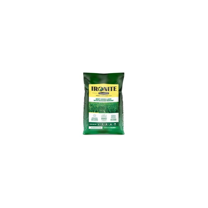 Ironite 100544884 Mineral Supplement, 30 lb Bag, Granular, 1-0-0 N-P-K Ratio
