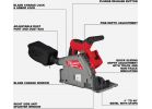 Milwaukee M18 FUEL Lithium-Ion Brushless Plunge Track Saw - Tool Only