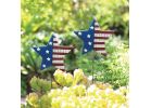 Alpine American Flag Garden Stake Lawn Ornament Red, White, &amp; Blue (Pack of 18)