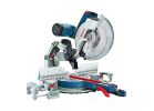 Bosch GCM12SD Miter Saw, 12 in Dia Blade, 3-1/2 in Cutting Capacity, 3800 rpm Speed, 52, 60 deg Max Miter Angle