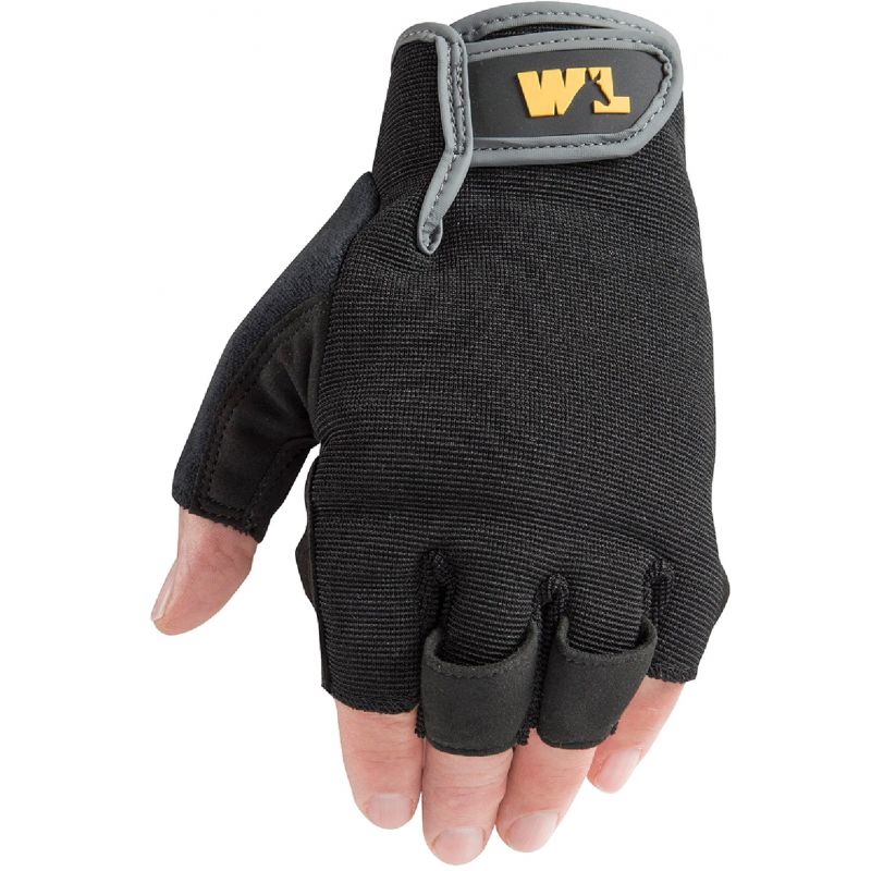 Wells Lamont Synthetic Leather Fingerless Glove M, Assorted