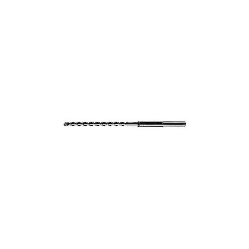 Milwaukee 48-20-3904 Drill Bit, 1/2 in Dia, 21 in OAL, Wide Flute, 2-Flute, 1/2 in Dia Shank, SDS-Max Shank Silver