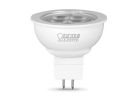 Feit Electric BPLVBAB/830CA LED Bulb, Track/Recessed, MR16 Lamp, 20 W Equivalent, GU5.3 Lamp Base, Clear