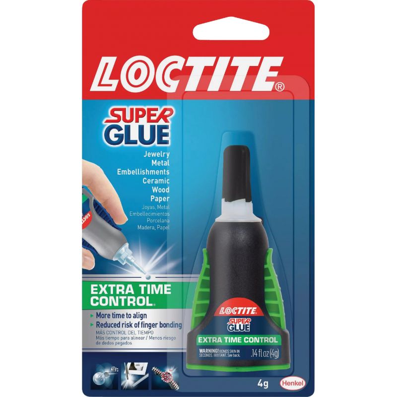 LOCTITE Extra Time Control Super Glue 0.14 Oz.