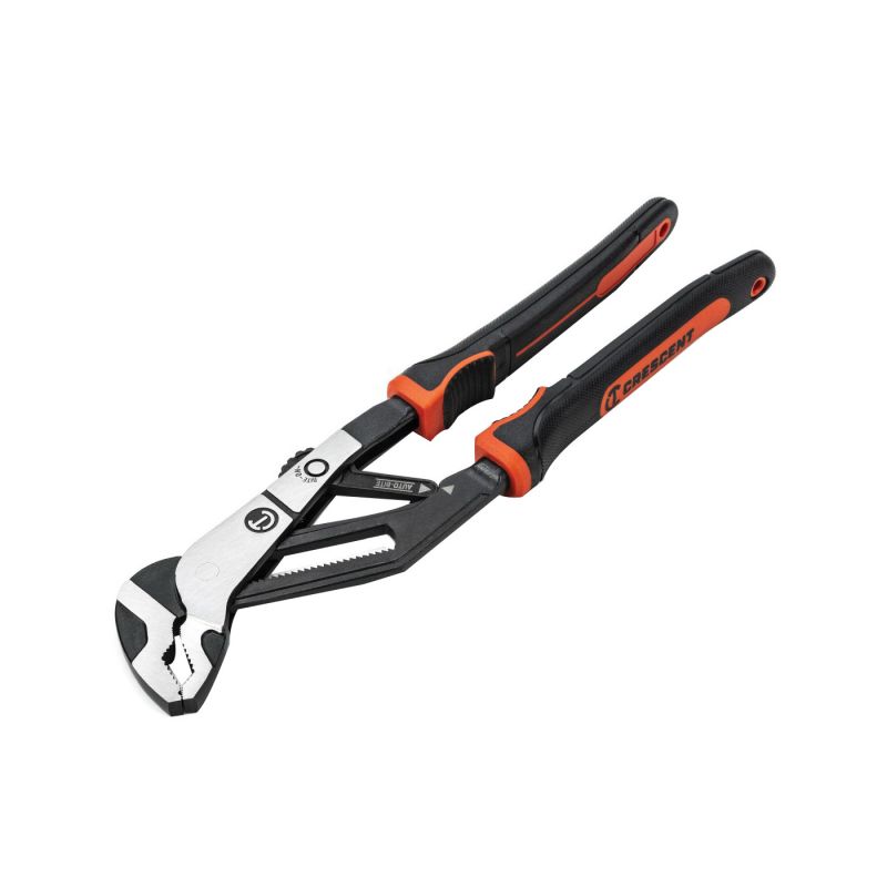Crescent Z2 Auto-Bite Series RTAB10CG Tongue and Groove Plier, 10.9 in OAL, 2.2 in Jaw, Self-Locking Adjustment