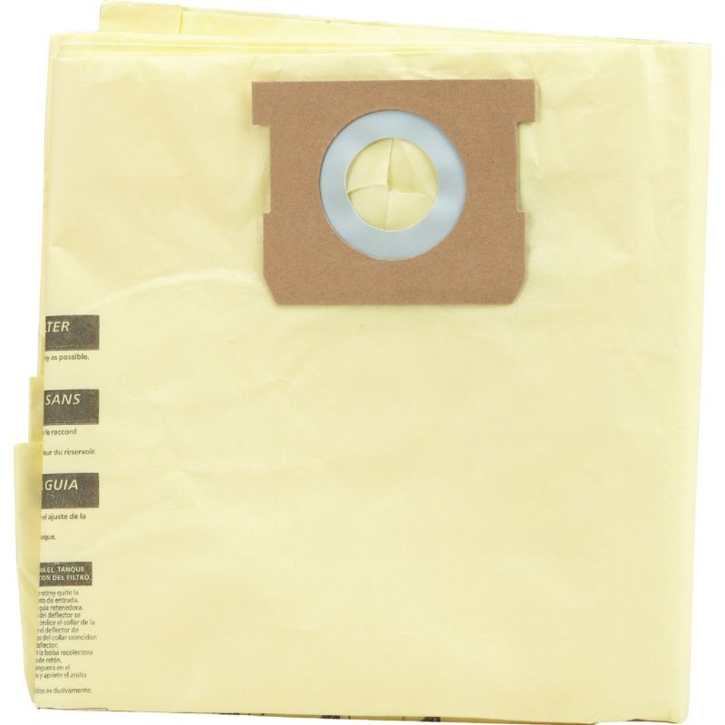 Channellock High Efficiency Dust Filter Vacuum Bag 8 To 10 Gal.