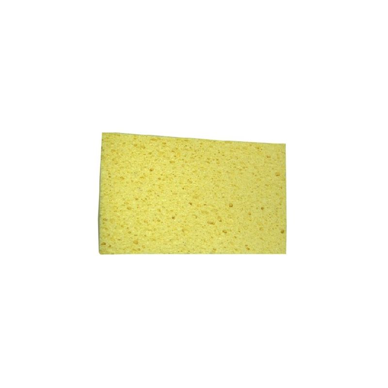 Richard 05665 Cellulose Sponge, 8 in L, 5 in W, 2-1/2 in Thick, Cotton Fiber/Wood, Yellow Yellow