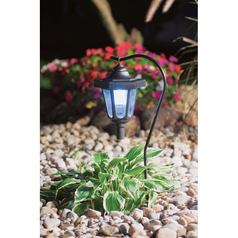 Outdoor Expressions Coach 2-In-1 Solar Path Light Black